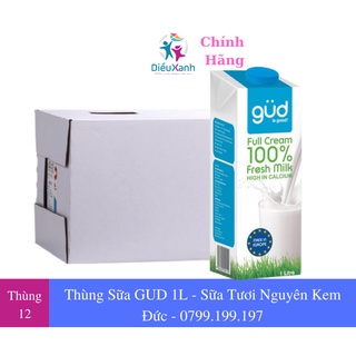 Thùng 12 hộp Sữa GUD UHT Whole Milk 12 hộp - Nhập khẩu Ba Lan