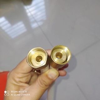 Dây cấp nước 60cm tán đồng thau