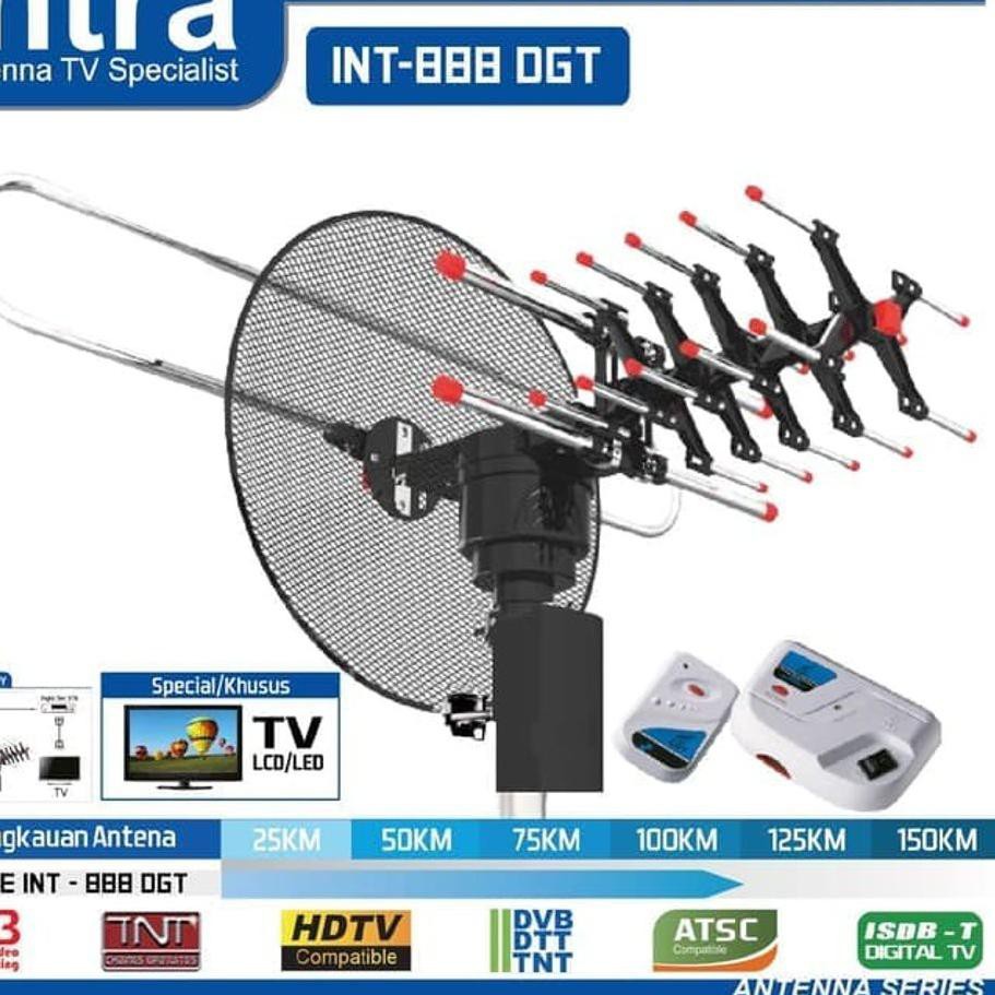 Ăng Ten Kỹ Thuật Số Intra Int-888 Dgt Cho Tv Ống Và Đèn Led