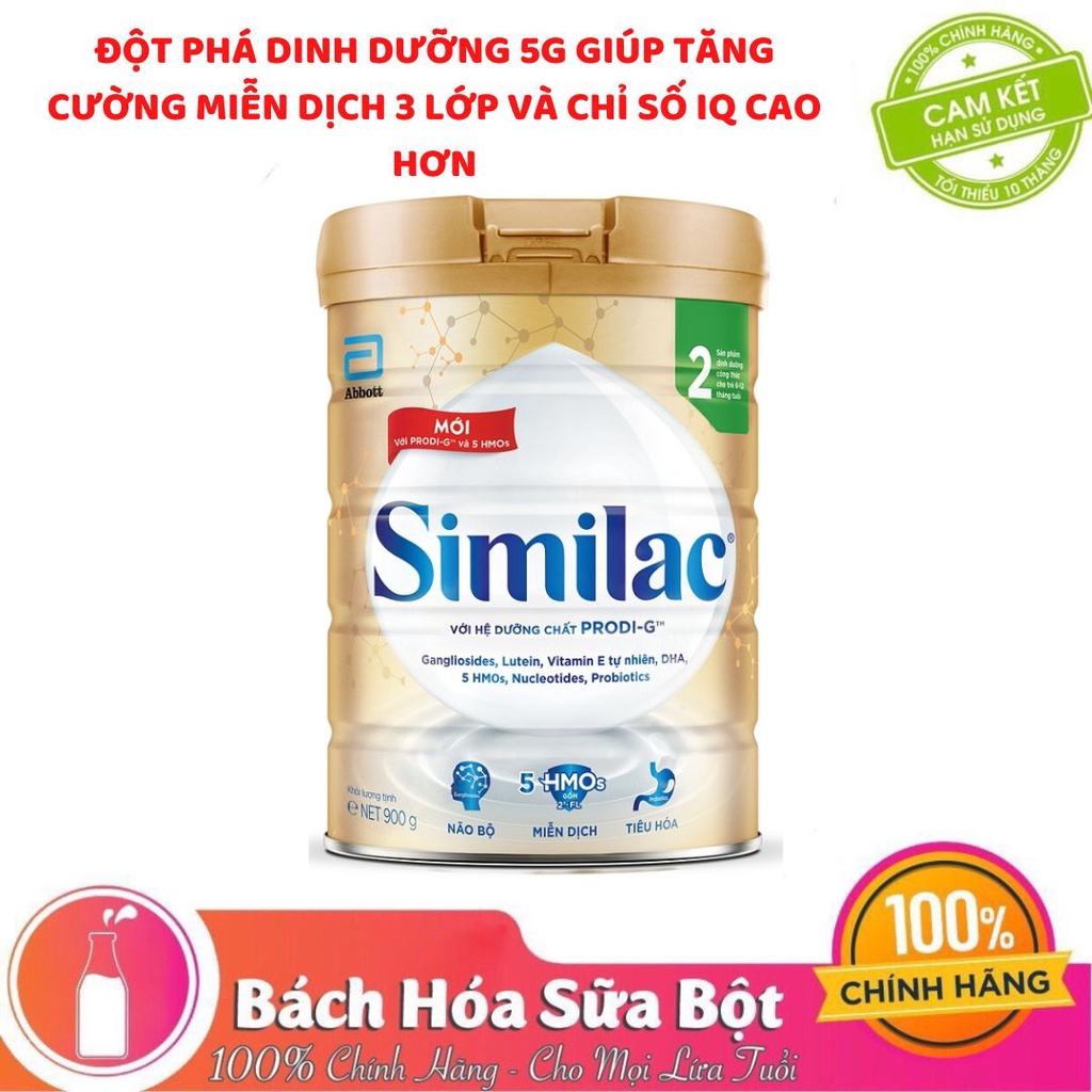 Sữa Bột Similac IQ HMO 2 - lon 900g