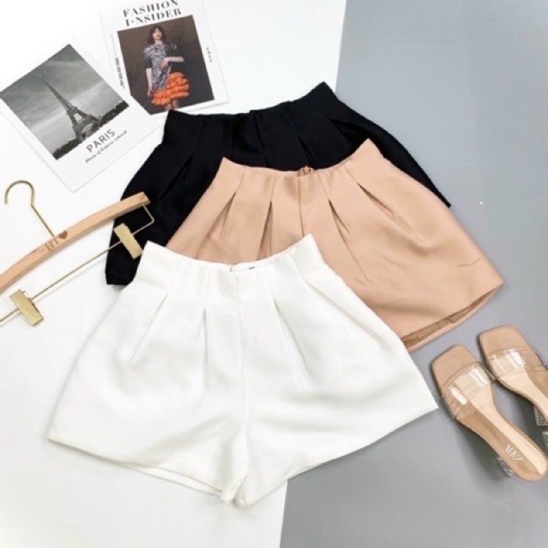 Quần sọt tac ta xếp ly siêu hot và xinh đẹp