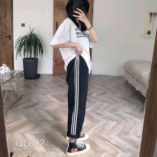 Quần thể thao beggi 3 sọc có ảnh thật HANA50