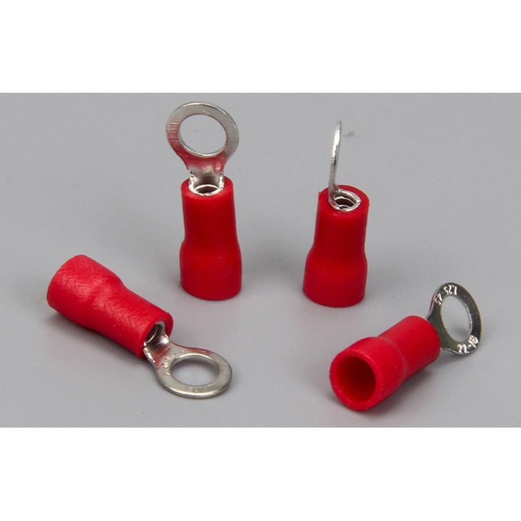 Đầu cos tròn RV phủ nhựa - Túi 100 Cái