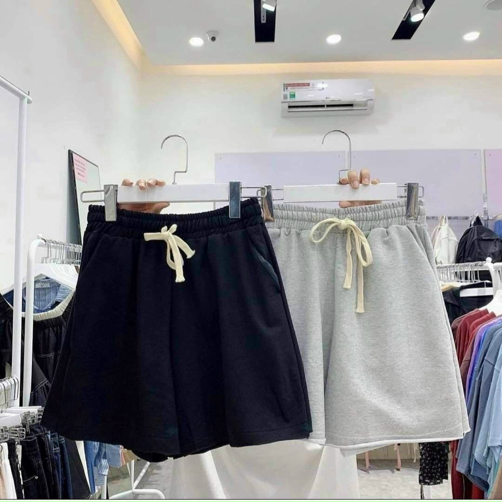 Quần Short Đùi Thun Trơn Nam Nữ Form Basic Unisex Chất Mát Mẻ, Trẻ Trung