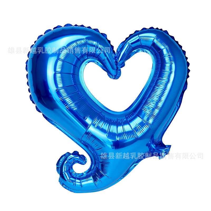 Bóng nhôm trái tim rỗng trang trí sinh nhật, party Fubao Store