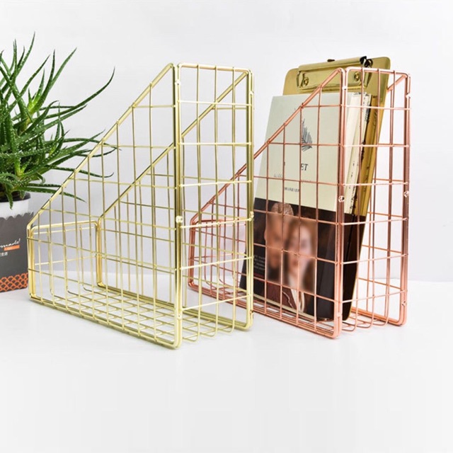 Kệ tài liệu A4 rose gold