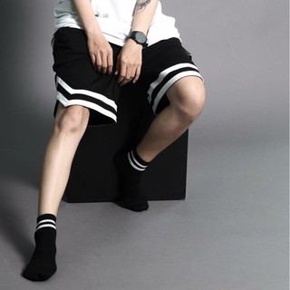 Quần short thun nam nữ double-v