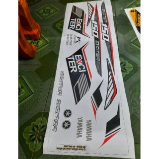 Tem rời dán xe exciter 150 đặt in