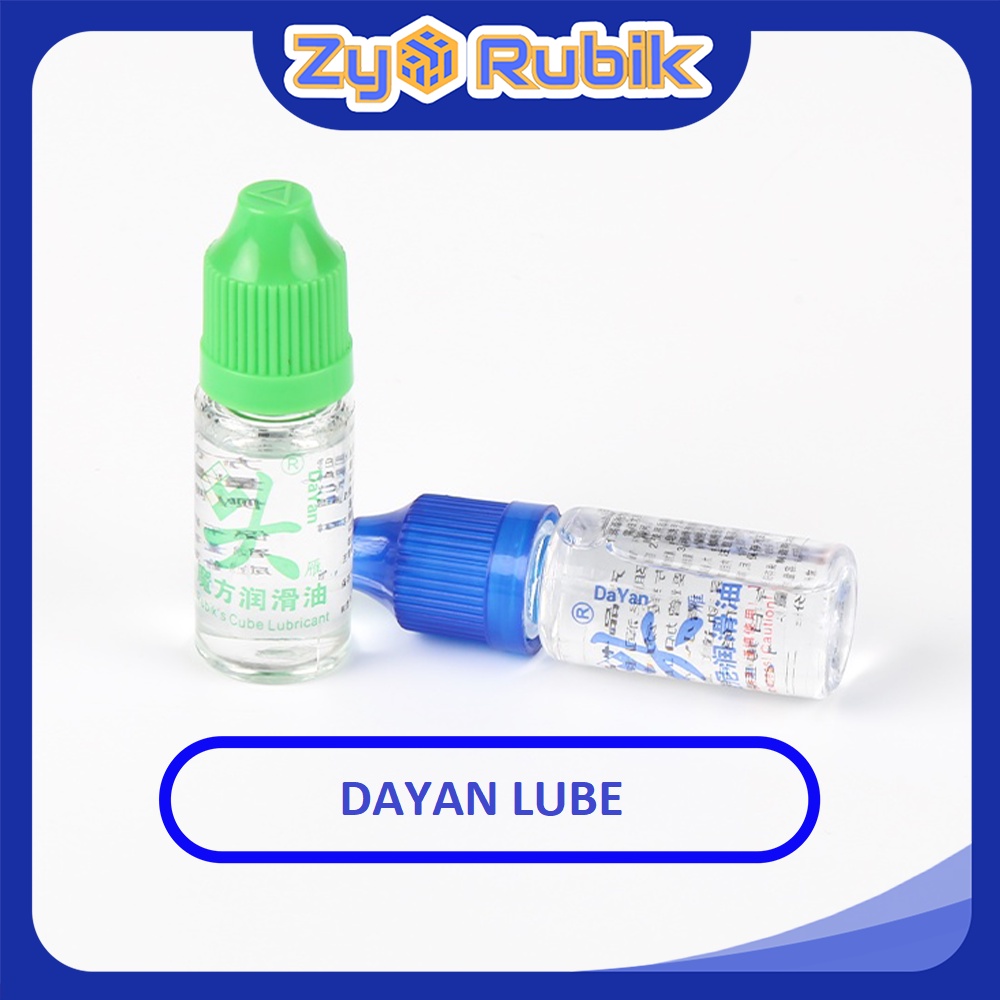 Dầu bôi trơn Rubik Dayan GuHong / DaYan Standard Lube 10ml/ Tackiness Lube 10ml - Lube Dayan xanh lá/ xanh dương