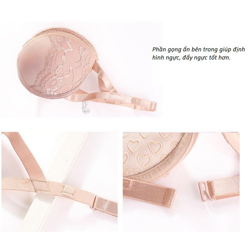 Áo Lót Quây Có Gọng Chống Tụt Pha Ren B310