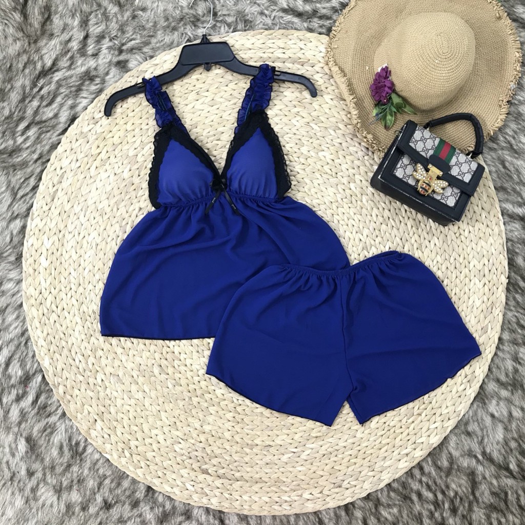 Bộ Ngủ 2 Dây Có Lót Ngực ( Nhiều Màu )