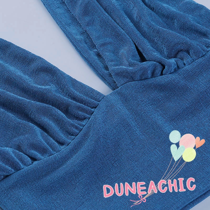 DUNEA Áo Tank Top Cổ Chữ V Hở Lưng Gợi Cảm Cho Nữ