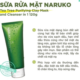 Sữa rửa mặt Naruko Tea Tree