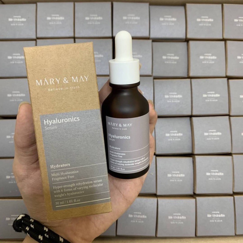 Tinh chất cấp ẩm đa tầng Mary & May Multi Hyaluronics Serum 30ml