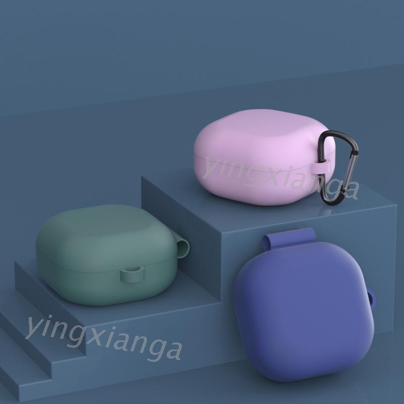 Vỏ bảo vệ hộp sạc tai nghe bằng silicon bảo vệ toàn diện cho Galaxy-Buds live