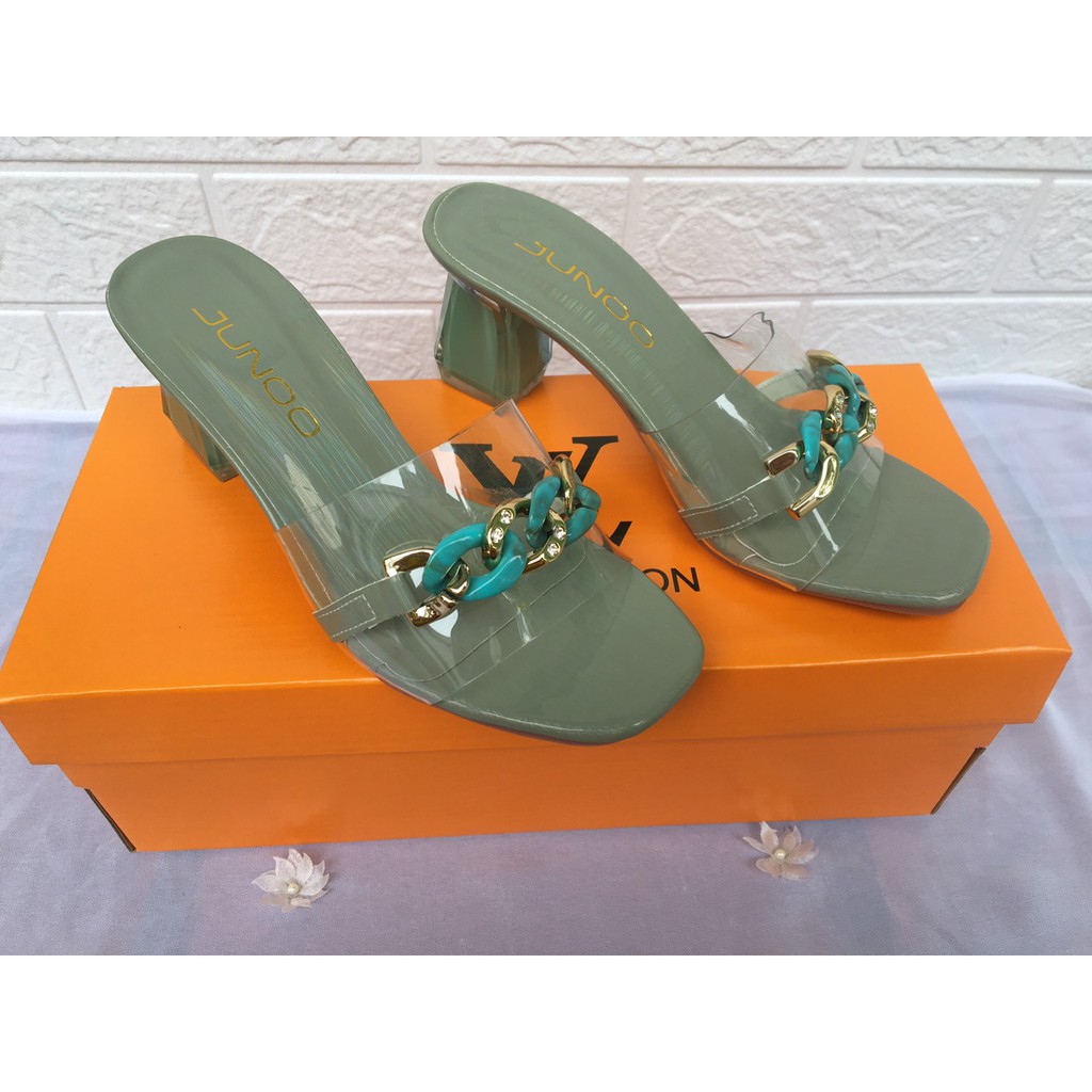 Giày Cao Gót Sandal quai mảnh đế kiểu 5cm và 7cm - Sandal Nữ Đế kiểu 5p - 7p