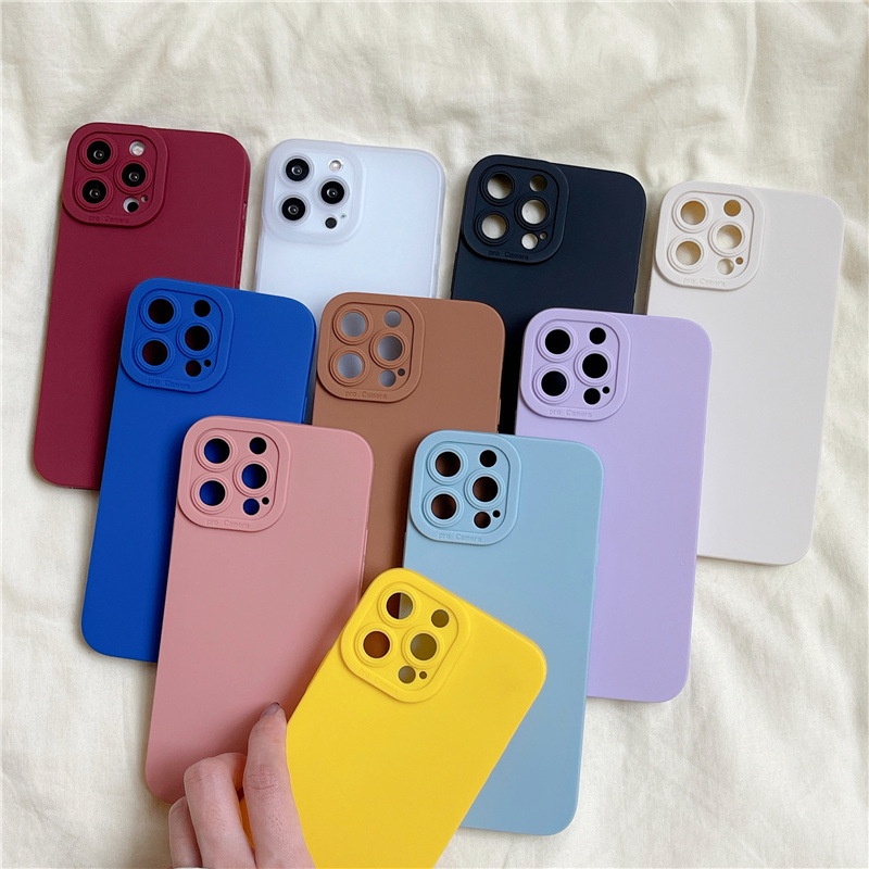 Ốp Điện Thoại Silicon Chống Sốc Hình Vuông Cho Redmi Note 10 Pro 9T 9C NFC 9A 9i 9AT Note 10S