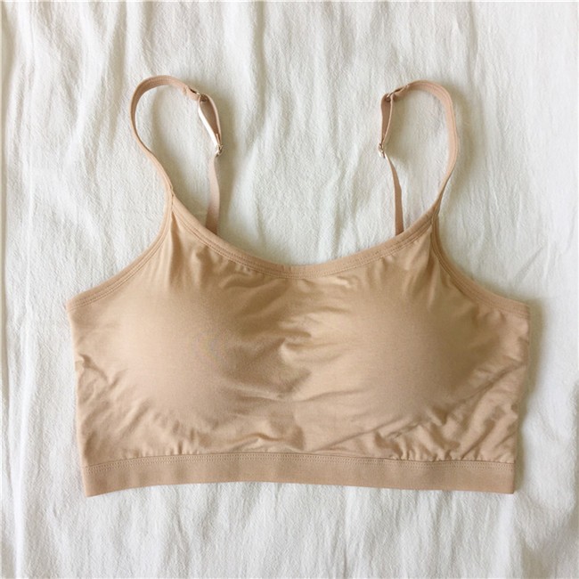 Áo Thun Thể Thao Hai Dây Có Đệm Ngực Thời Trang Hàn Quốc Cho Nữ