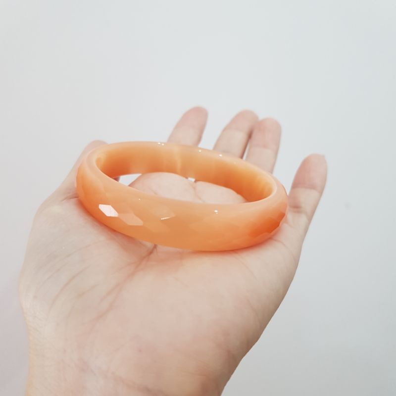 Vòng Tay Bản Liền Mắt Mèo Cắt Giác Cạnh