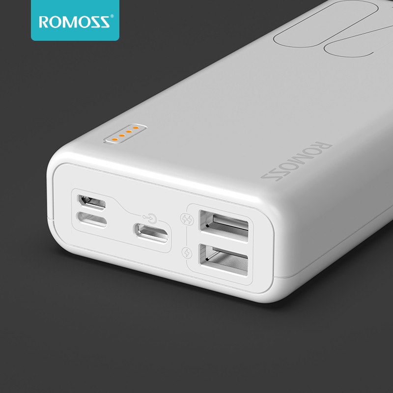 Pin Sạc Dự Phòng Romoss Simple 20 Mini 20000Mah 3 Cổng Sạc Vào - Bh 1 Năm | Pin Dự Phòng Romoss Simple 20 - Hưng Long PC