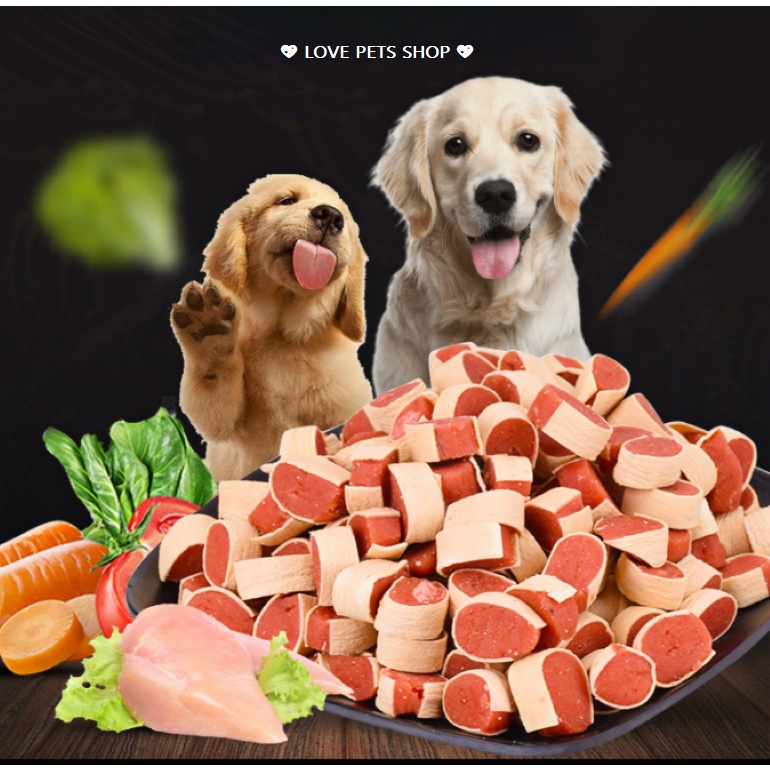 BÁNH THƯỞNG CHO CHÓ MÈO VỊ GÀ 110GRAM &quot;MẪU MỚI&quot; - LOVE PETS SHOP