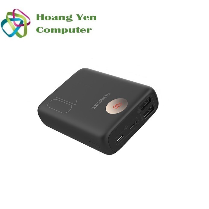 Sạc Dự Phòng Romoss SW10 MINI 10000mAh 2 USB, 2 Cổng Sạc Vào - Bh 1 Năm | Pin Dự Phòng Mini - Hoàng Yến Computer