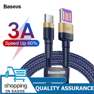 Dây cáp sạc dữ liệu USB loại C Baseus dành cho điện thoại Samsung Huawei OPPO Xiaomi