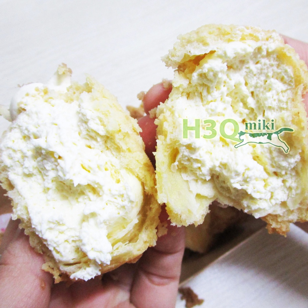 Su Kem Vỏ Giòn Nhân Kem Tươi  H3Q Miki Hộp 120g 03 Chiếc SIÊU BỰ