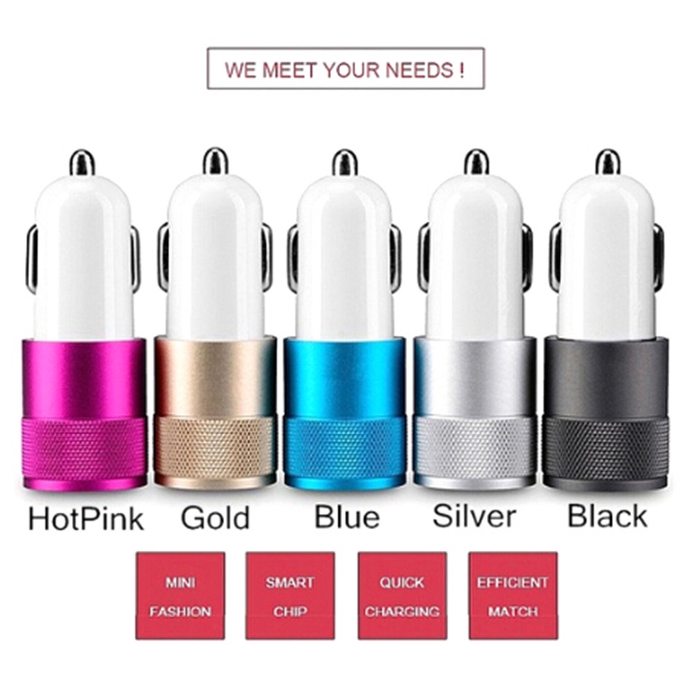 ### Ống Sạc USB Dc 3.1A 2 Chuyên Dụng Cho Điện Thoại