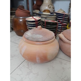 Nồi đất nung mộc tròn số 5