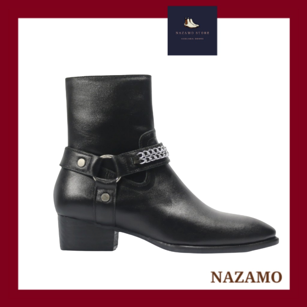 [HARNESS BOOTS CAO CẤP], BOOTS NAM DA TRƠN nazamo9488  BẢO HÀNH 24 THÁNG | BigBuy360 - bigbuy360.vn