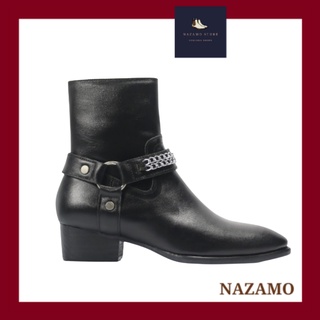 , boots nam da trơn nazamo9488 bảo hành 24 tháng