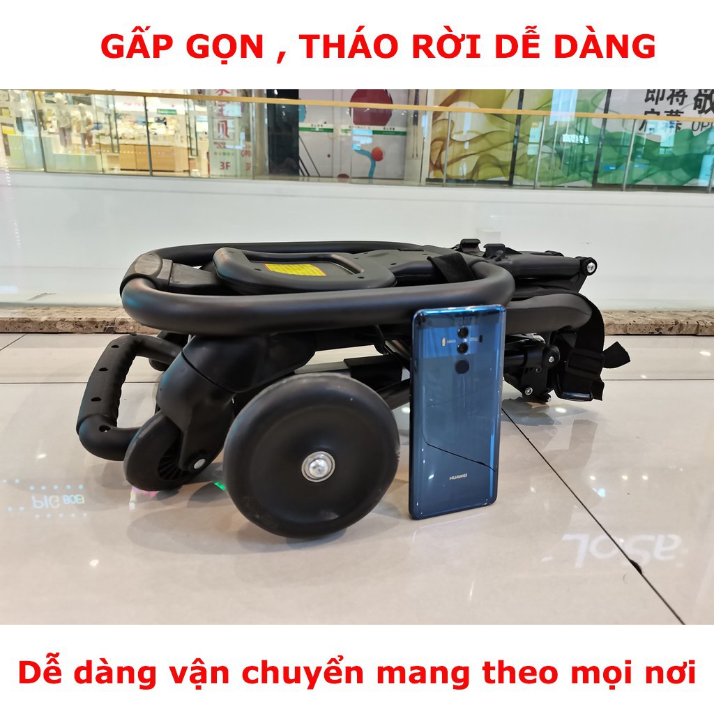 FREE SHIP !!! Xe đẩy gấp gọn đảo chiều siêu nhẹ cho bé 9BABY