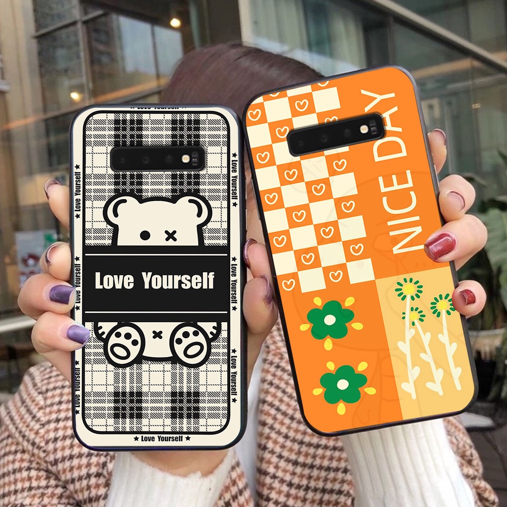 Ốp lưng Samsung S10 / S10 PLUS happy day, gấu bear dễ thương - BỀN - ĐẸP -BAO GIÁ TOÀN THỊ TRƯỜNG