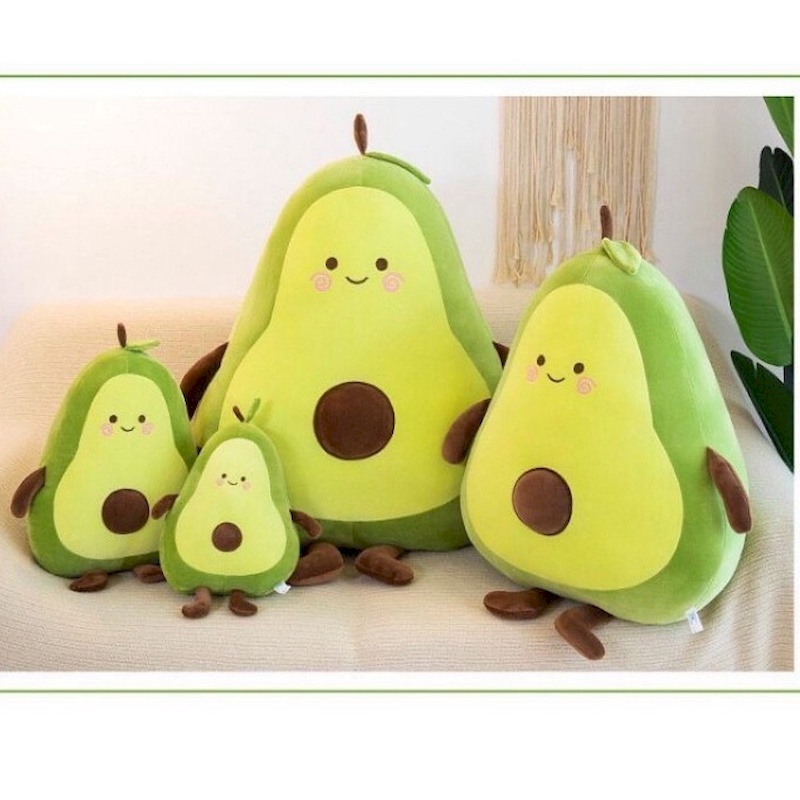 Gấu Bông Trái Bơ Siêu Cute, Thú nhồi bông quả bơ xanh đáng iu, Gấu xinh Zick.vn