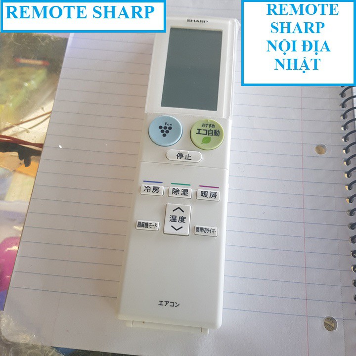 Điều Khiển Máy Lạnh Sharp A943JB - REMOTE MÁY LẠNH SHARP CHỮ NHẬT BẢO HÀNH ĐỔI MỚI TẶNG THÊM 1 ĐÔI PIN