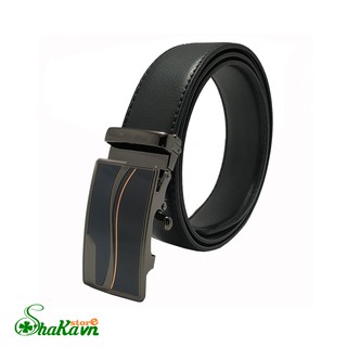 Thắt lưng nam hàng chuẩn khóa tự động - dây da may viền