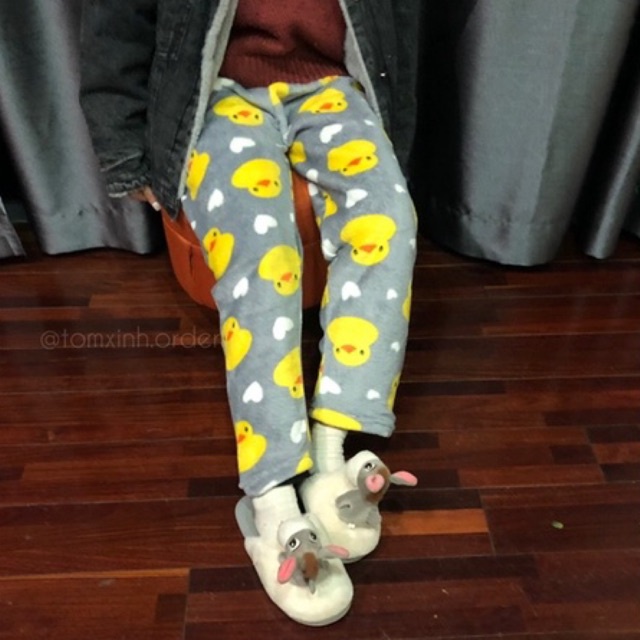 Quần ngủ lót bông hình cute