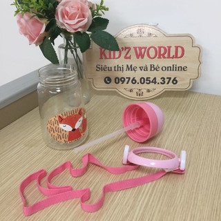 Bình nước ống  hút có dây đeo