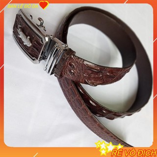 Dây thắt lưng da cá sấu thật