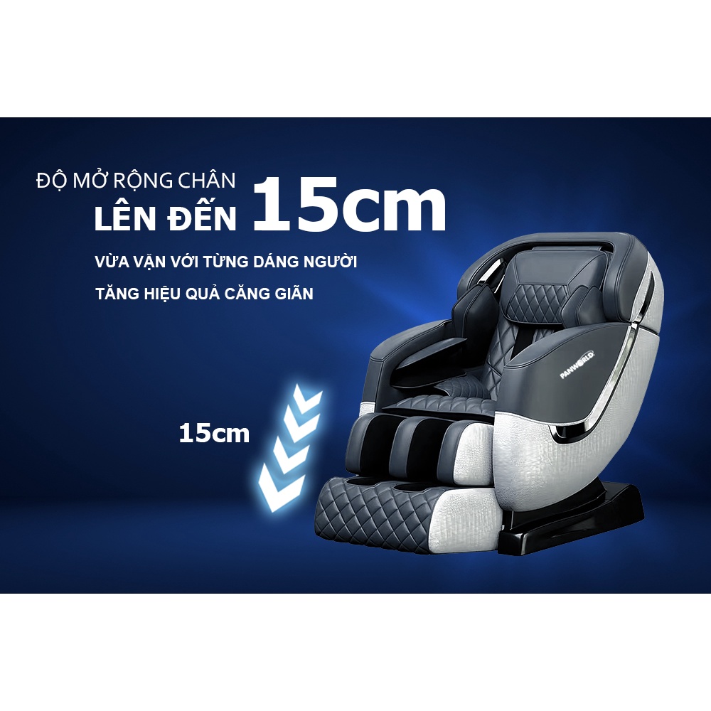 Ghế massage Panworld PW-5519 thương hiệu Thái Lan massage toàn thân cao cấp