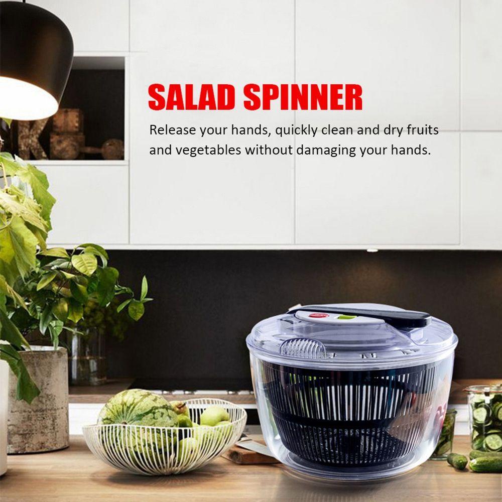 Con Quay Salad Khô Nhanh Dung Tích Lớn Đa Năng|Rổ Đựng Trái Cây Rau Củ Quả Tiện Dụng Cho Nhà Bếp