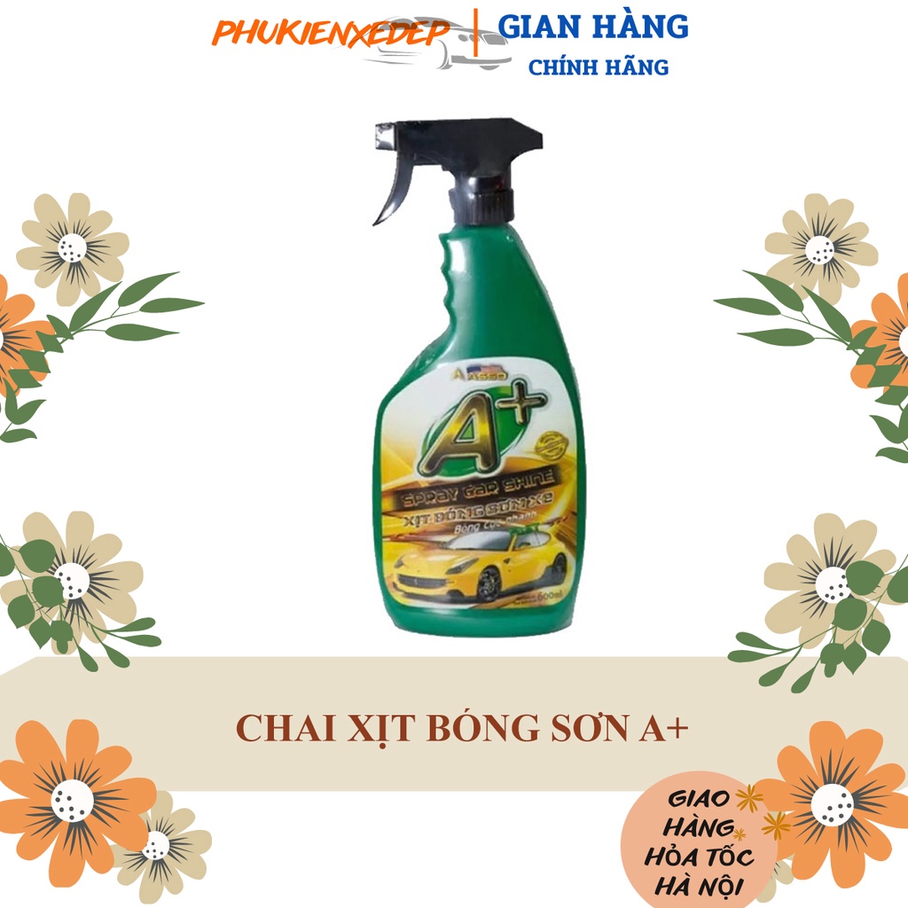 Xịt Bóng Sơn cho ô tô ⚡FREESHIP⚡ (A+ SPRAY CAR SHINE)