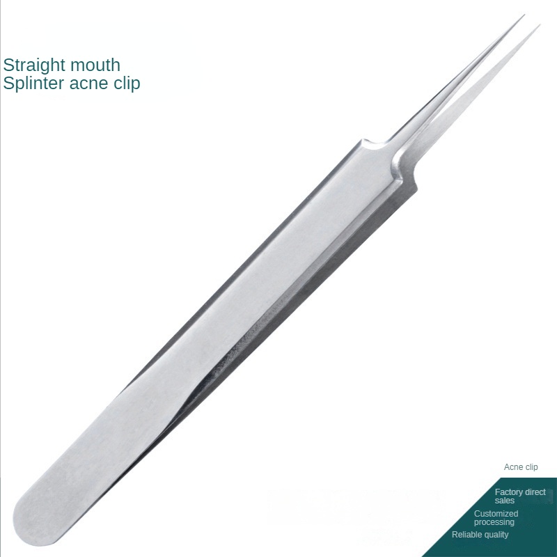 Nhíp Nặn Mụn Bằng Thép Không Gỉ Ta255