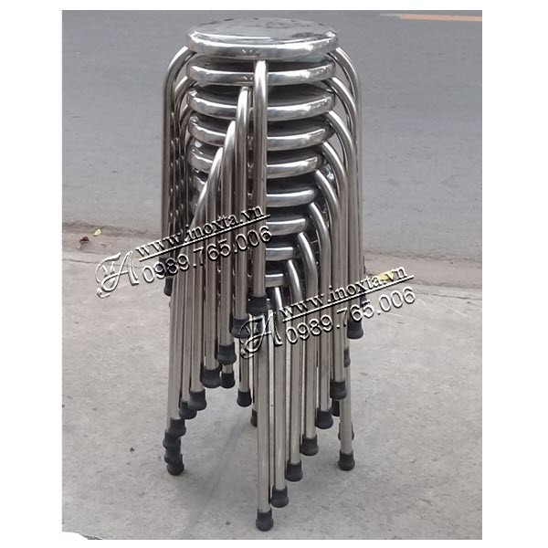 Bàn tròn inox - Bộ bàn ăn inox