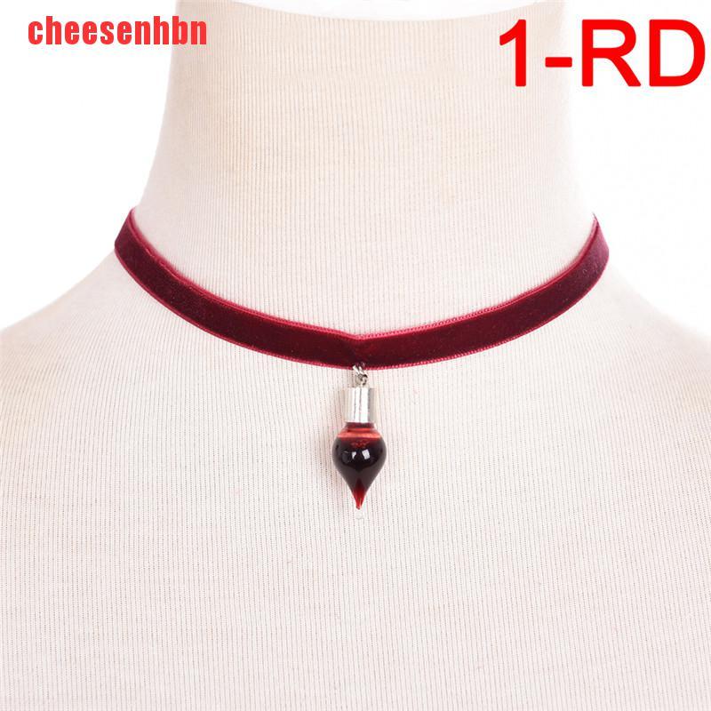 [cheesenhbn]New Choker Blood Bottle Necklace Plasma True Love Bottle Hot 1pcs Gothic Vampire