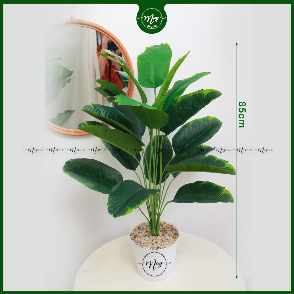 Cây giả, Chuối Thiên Điểu giả trang trí 85,1m3,1m6