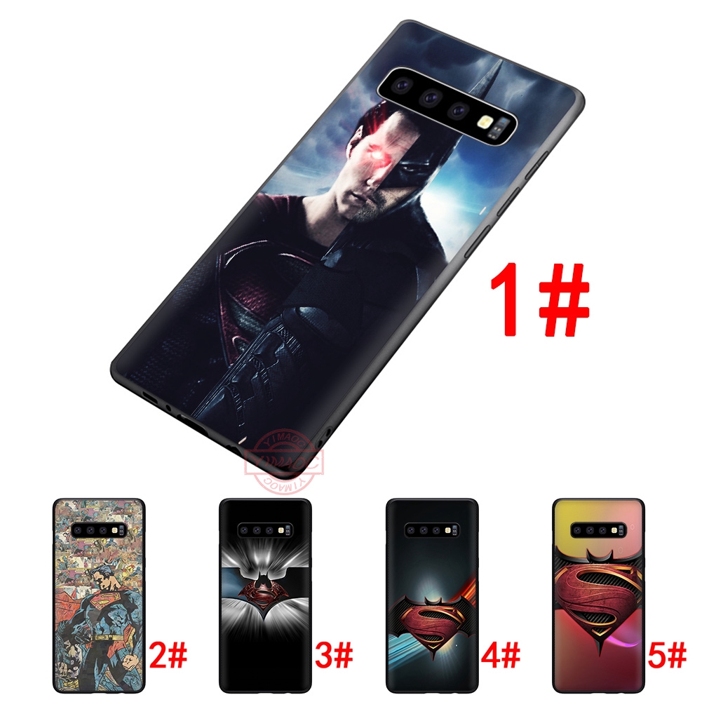 Ốp Điện Thoại Silicon Họa Tiết Batman Vs Superman Cho Samsung Galaxy S7 Edge S8 S9 S10 Plus Note 8 9 114z