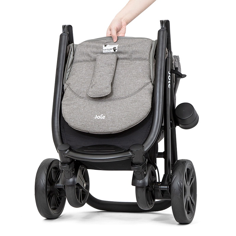 Xe đẩy trẻ em Joie Litetrax 4 DLX Gray Flannel dành cho bé sơ sinh đến 22kg (mẫu mới 2021)