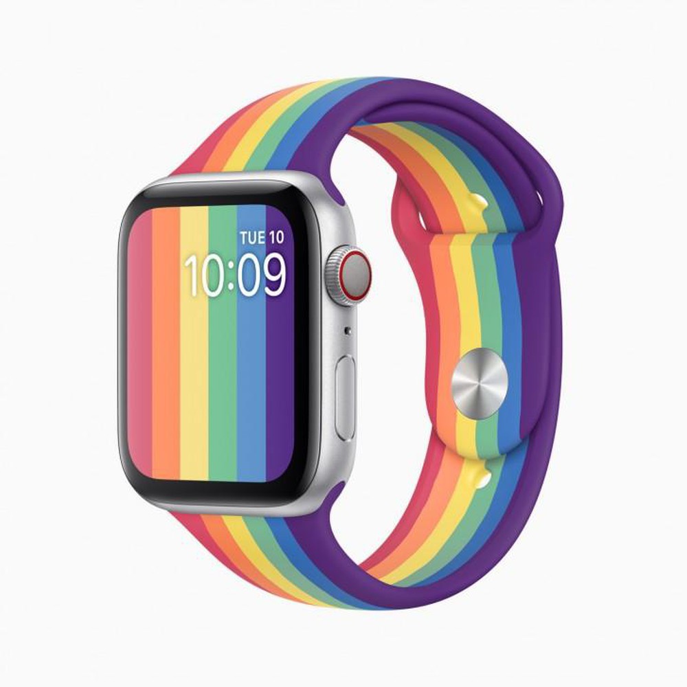 Dây đeo Apple Watch cầu vòng 7 màu, size 38/40mm 42/44mm